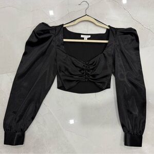 Black top silk